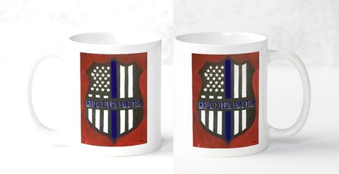 Blue Lives Matter Coffee Mug